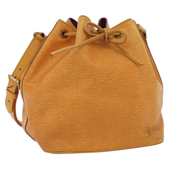 LOUIS VUITTON Epi Petit Noe Shoulder Bag Yellow - Picture 1 of 16